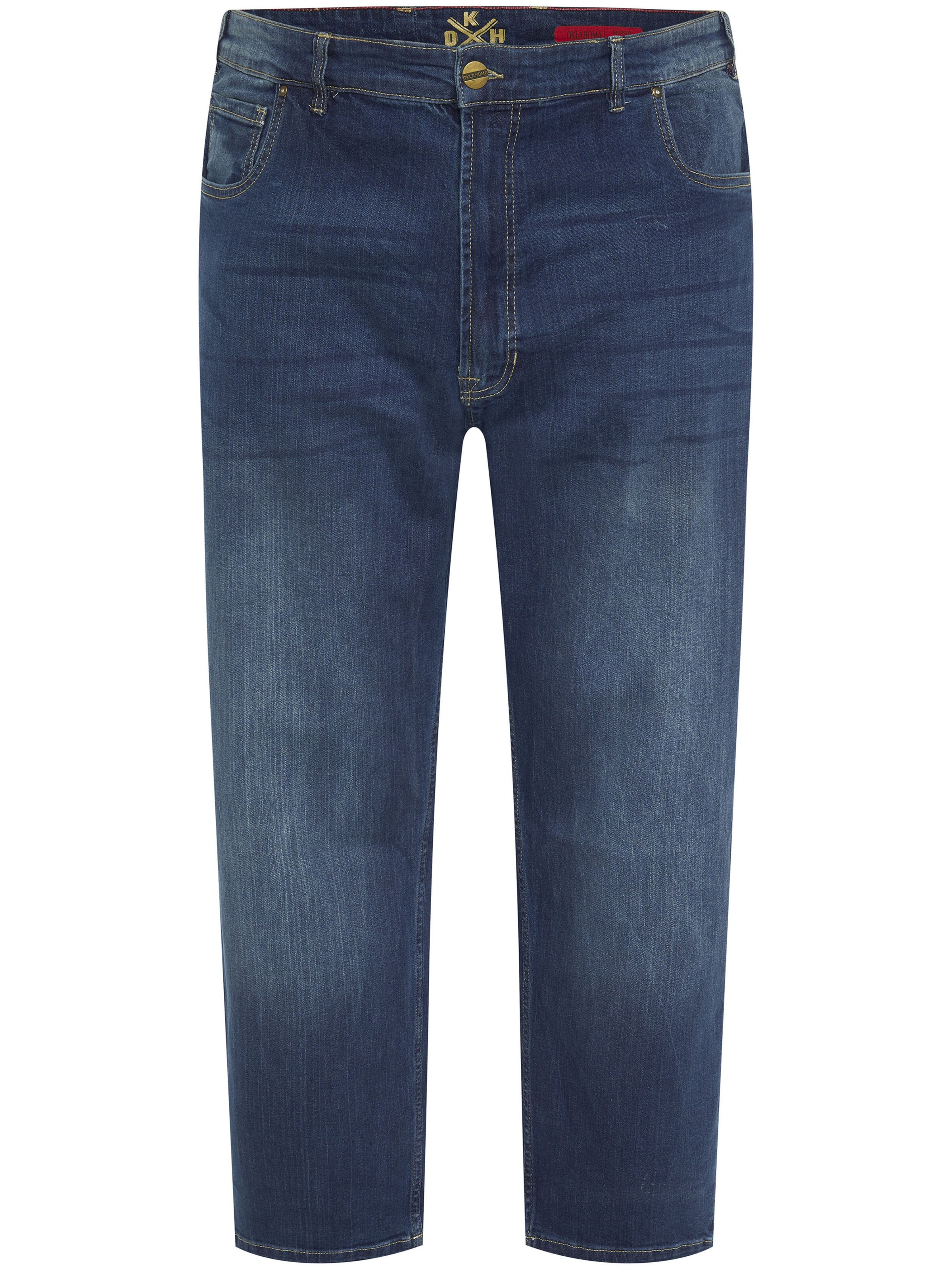 Oklahoma Jeans Loosefit Jeans in Blau: Vorderseite