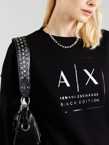 ARMANI EXCHANGE Sweatshirt in Schwarz