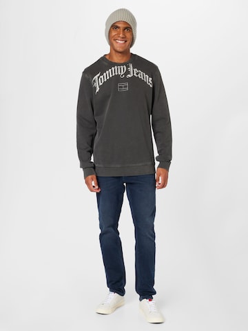Tommy Jeans Sweatshirt 'Grunge' in Grau