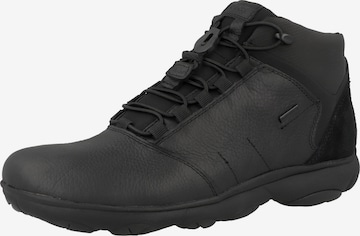 GEOX Lace-Up Boots in Black: front