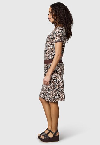 Rochie de vară 'Baomi Zoo' de la Ragwear pe maro