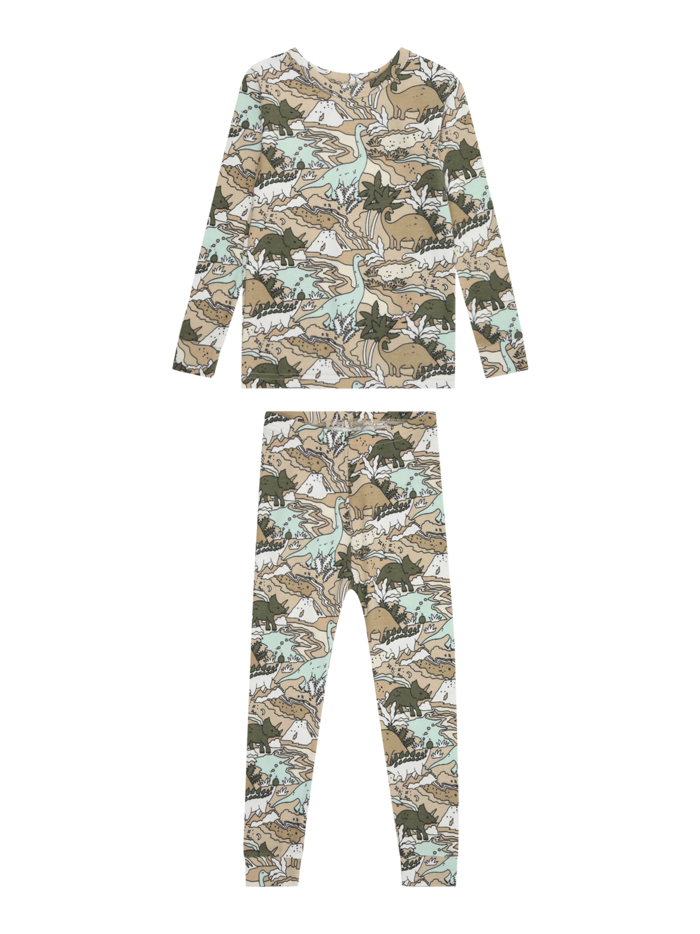 GAP Schlafanzug 'DINO' in Braun: Vorderseite