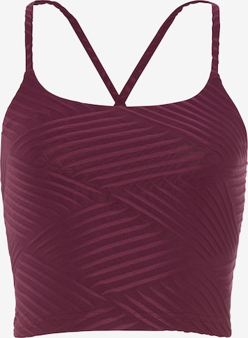 LASCANA ACTIVE - Top desportivo em roxo: frente