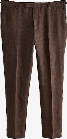Pantalon à plis Next en marron : devant