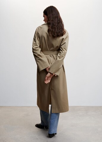 MANGO Between-Seasons Coat 'mint' in Brown