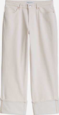 Loosefit Jean Marc O'Polo en blanc : devant