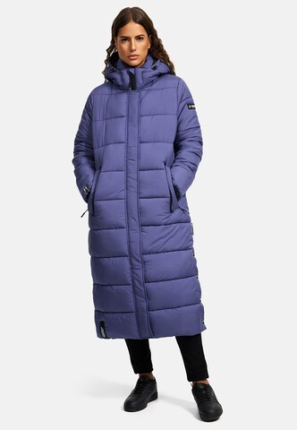 NAVAHOO Wintermantel 'Isalie' in Lila: voorkant