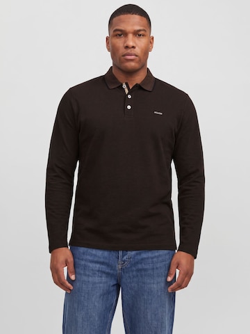 Jack & Jones Plus Shirt 'JPRBLUalves' in Bruin: voorkant