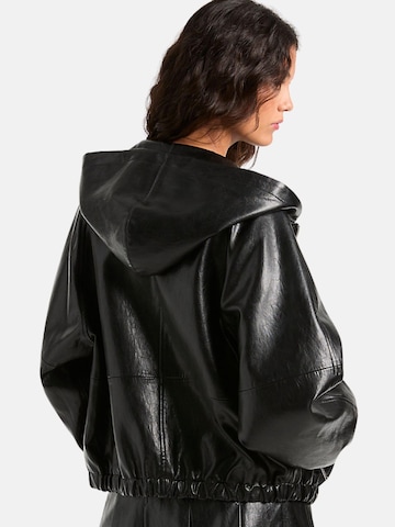 Michael Kors Between-season jacket 'MICHAEL KORS GIUBBINO ECOPELLE GIUBBINO' in Black