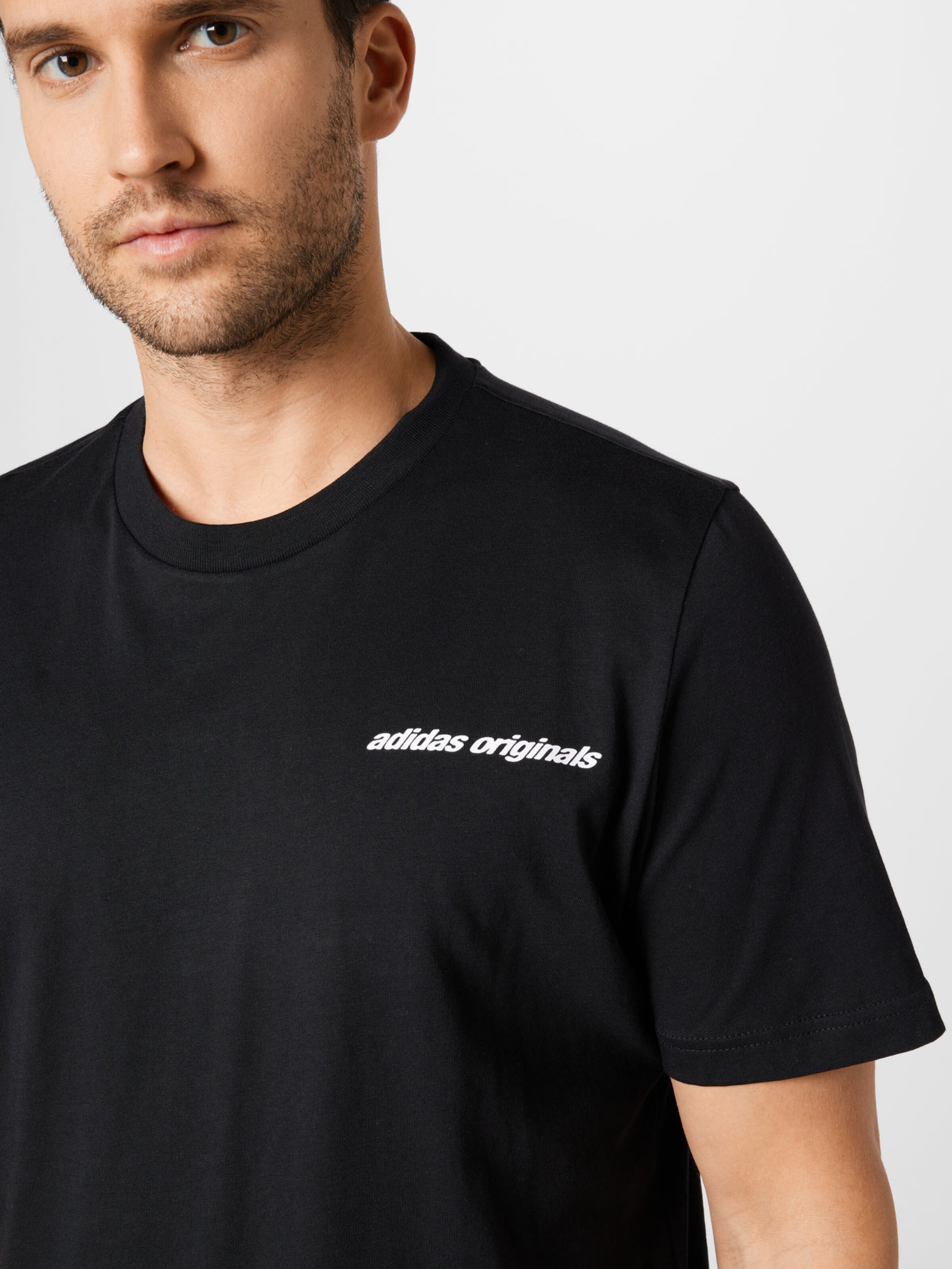 Plus durable T-Shirt Graphics Y2K ADIDAS ORIGINALS en Noir 