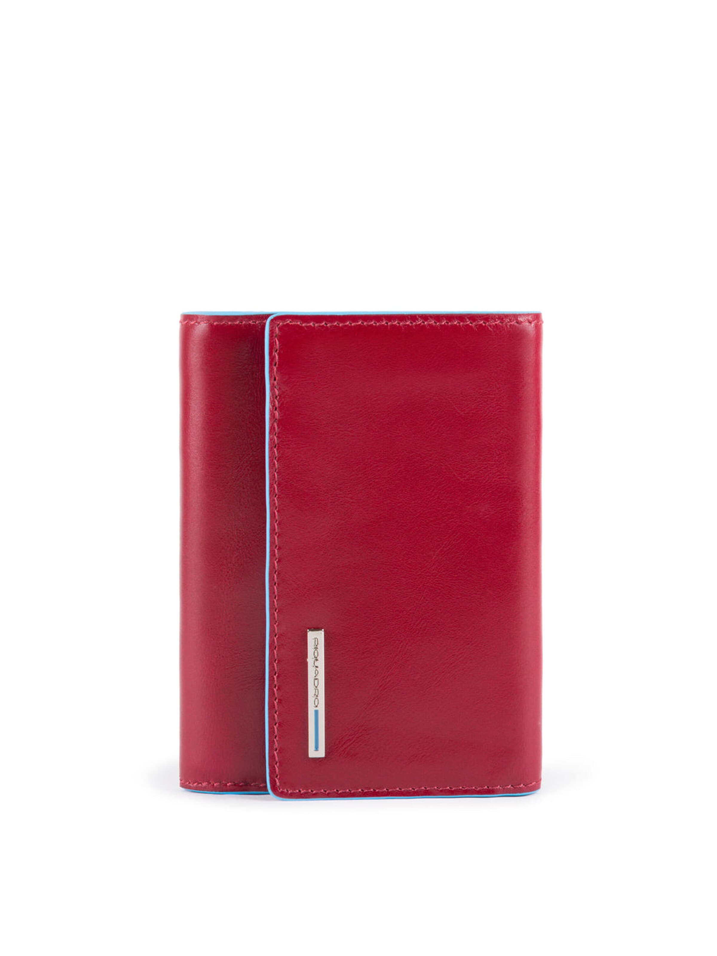 Piquadro Portemonnee in Rood: voorkant