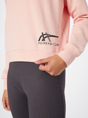 ASICS - Sweatshirt de desporto 'TIGER' em rosa