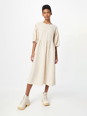 Monki Dress in Beige: front