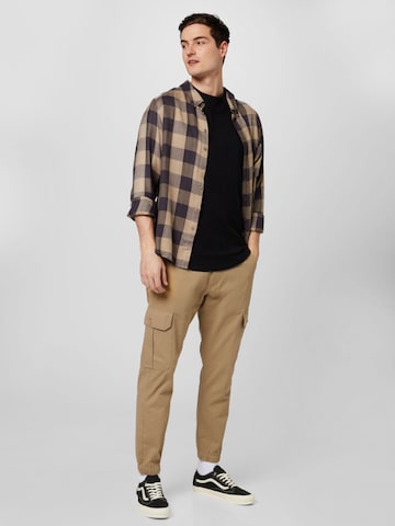 ABOUT YOU Tapered Cargo Pants 'Berat' in Beige