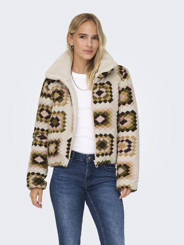 ONLY Jacke 'ONLVIBBE' in Beige: Vorderseite