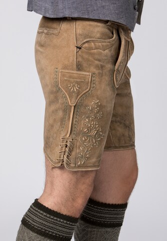 STOCKERPOINT Regular Traditional pants 'Hausstein' in Brown