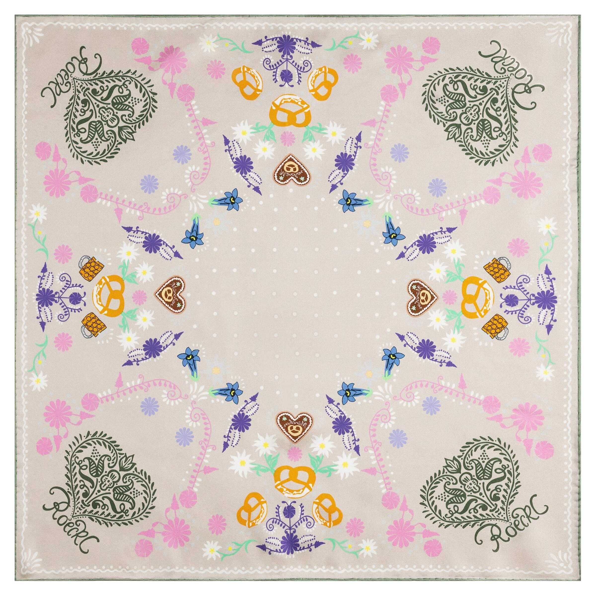 Foulard 'RESI NICKY' di Roeckl in beige: frontale