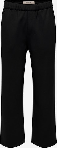 Only & Sons - Loosefit Pantalón 'ONSJakes' en negro: frente
