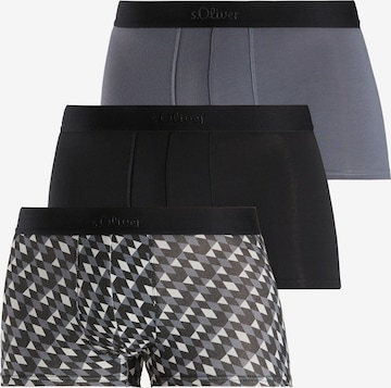 s.Oliver Boxershorts i grå: framsida