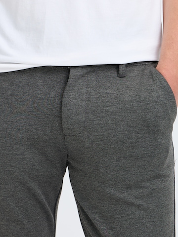 BLEND Slim fit Chino Pants 'BHLangford' in Grey