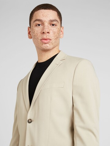 Coupe slim Costume 'LIAM' SELECTED HOMME en beige