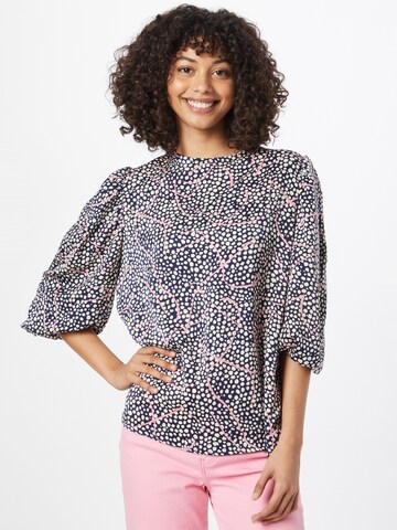 AX Paris Blouse in Blauw: voorkant