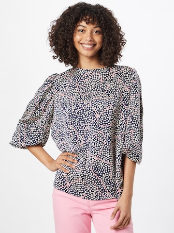 AX Paris Blouse in Blauw: voorkant