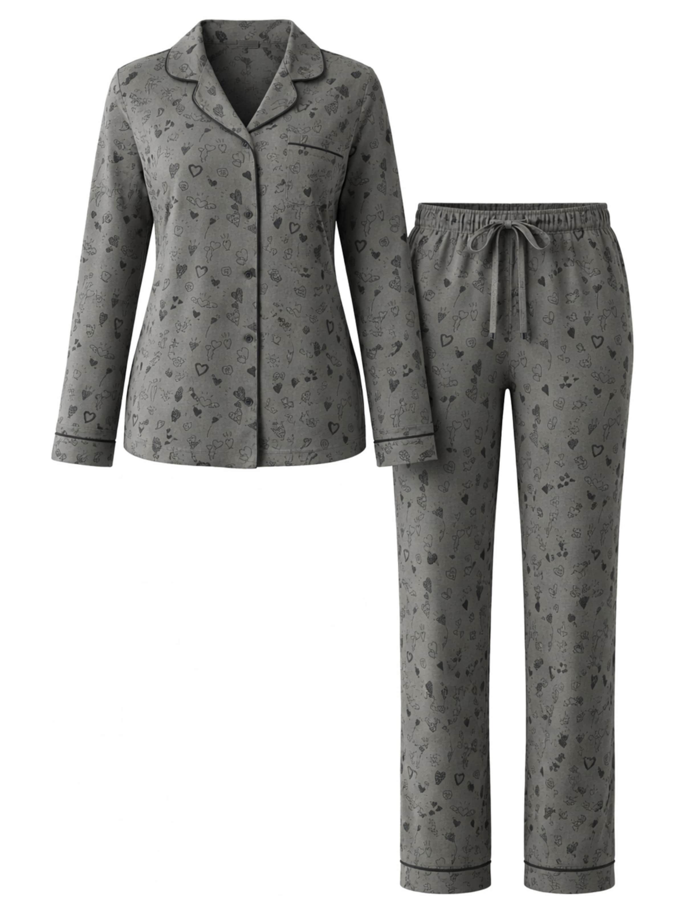 LEAFLETIC Pyjama‌‌‌ in Grün: Vorderseite