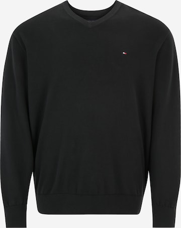 Tommy Hilfiger Big & Tall Sweater 'CLASSIC' in Black: front