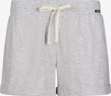 Skiny Schlafshorts in Grau: predná strana