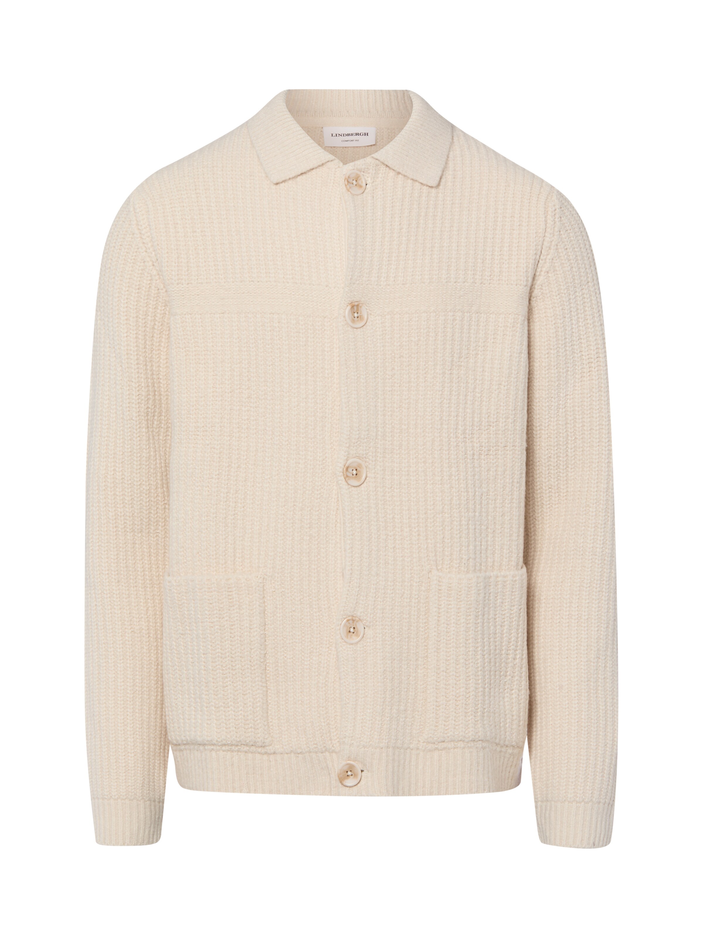 Vestes en maille Lindbergh en beige : devant