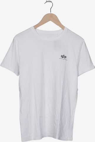 ALPHA INDUSTRIES Shirt in M in White: front