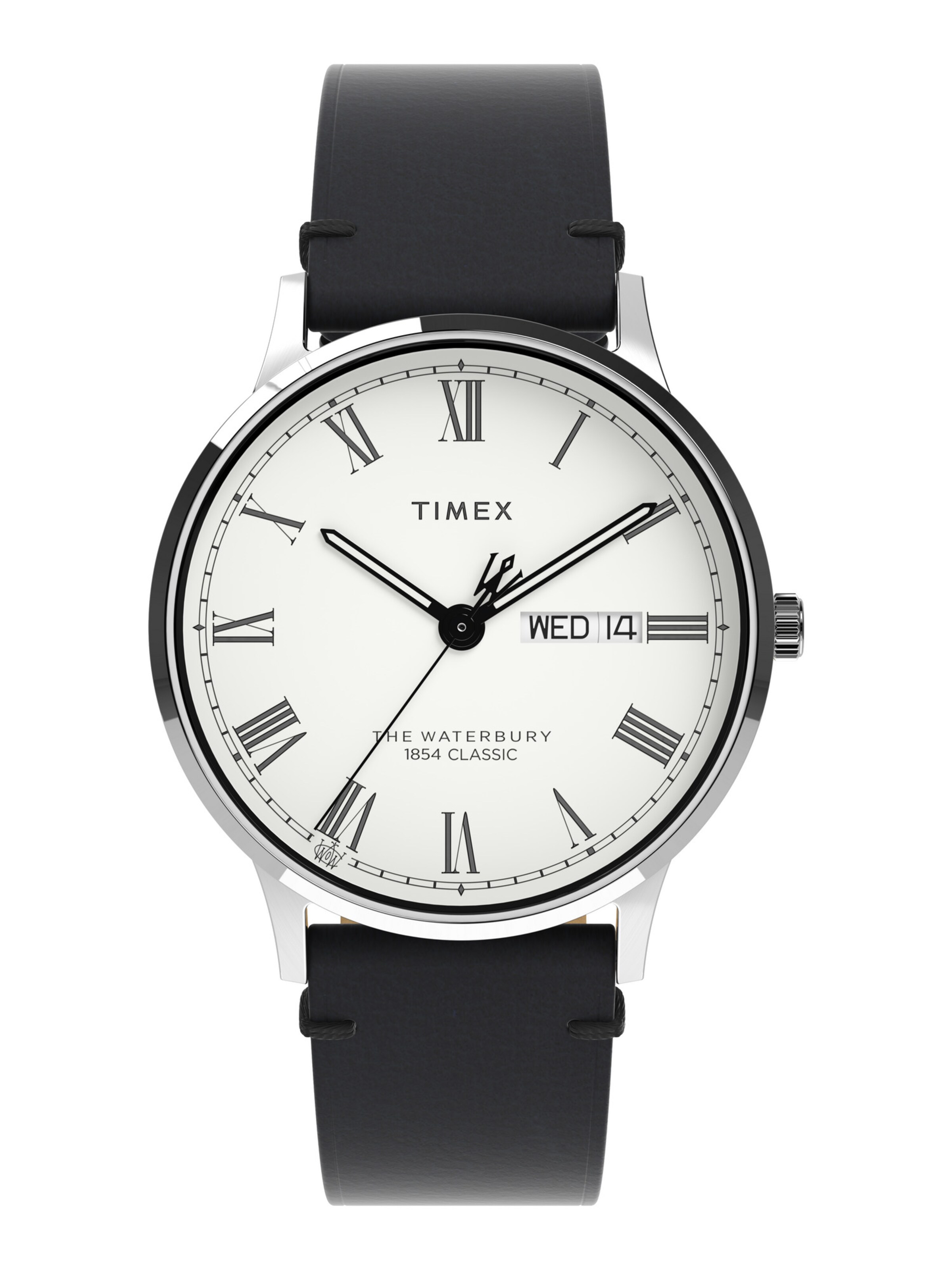 TIMEX Analoog horloge 'Waterbury Traditional' in Zwart: voorkant
