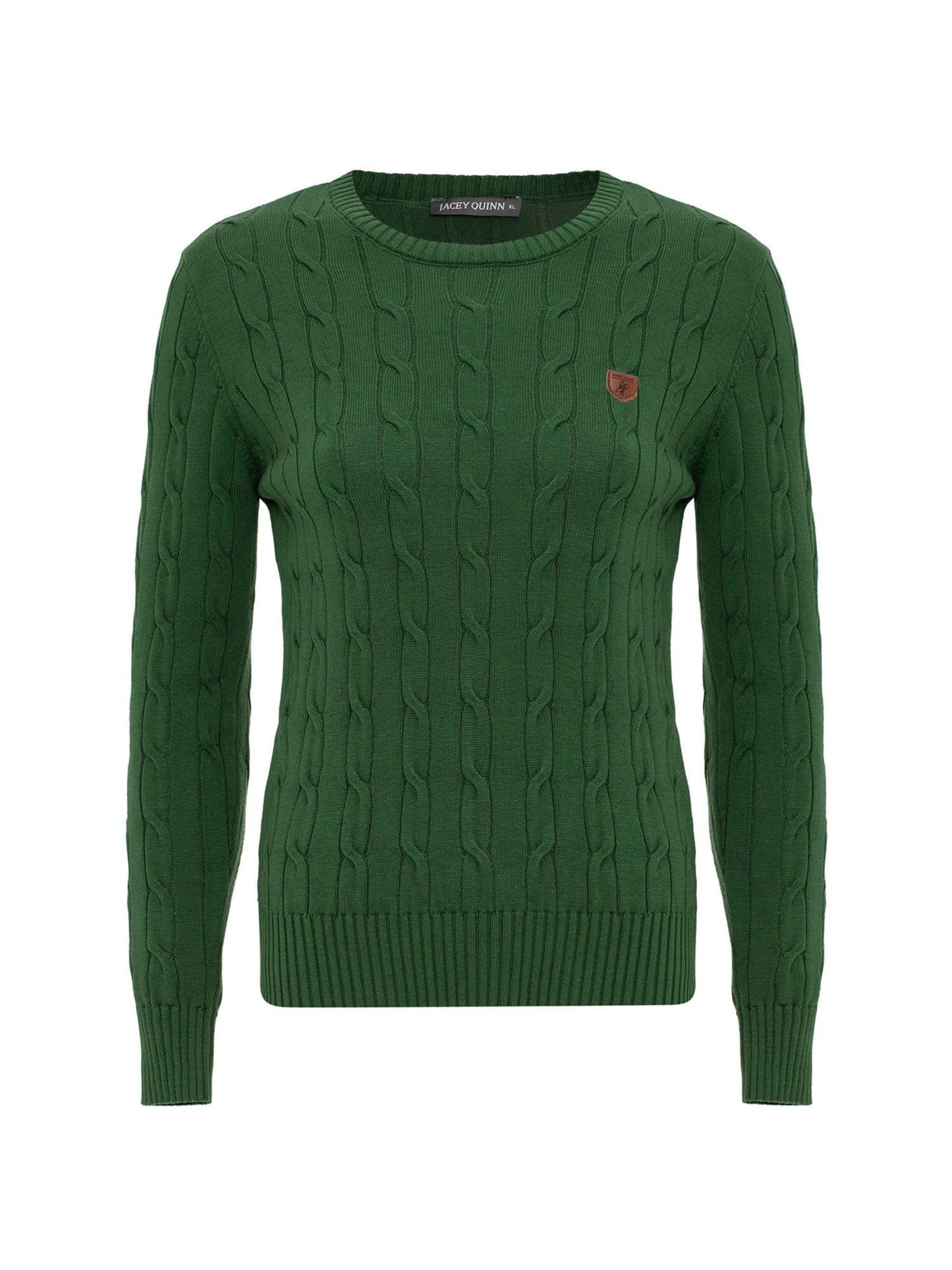 Jacey Quinn - Pullover em verde: frente