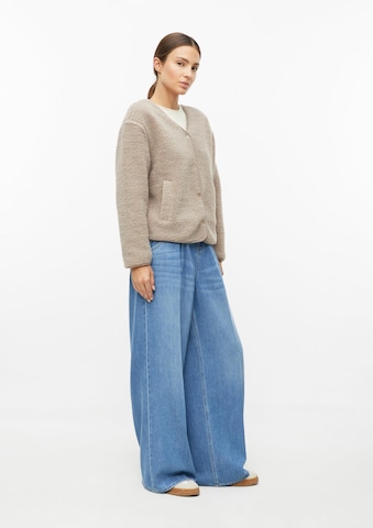 s.Oliver Fleece jas in Bruin