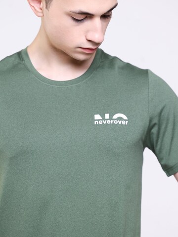 T-Shirt fonctionnel 'Men's Essential Elastic T-shirt' neverover en vert