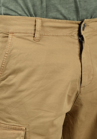 BLEND Regular Cargo Pants 'Barni' in Beige