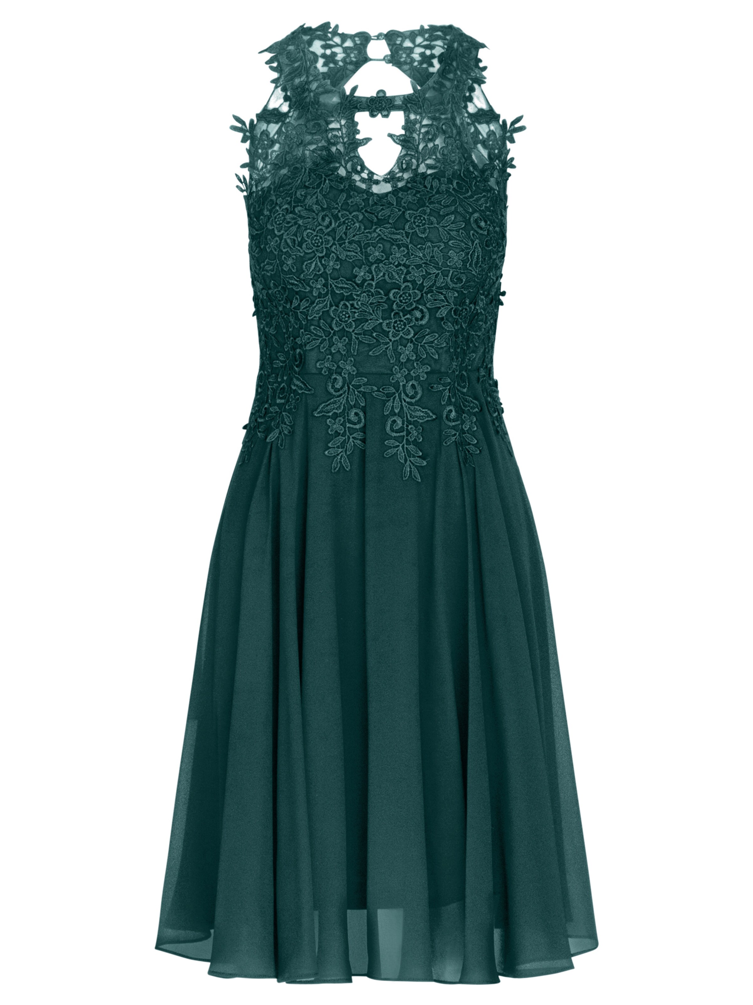 Rochie de cocktail de la APART pe verde: față