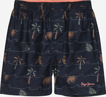 Pepe Jeans Board Shorts in Blue: front