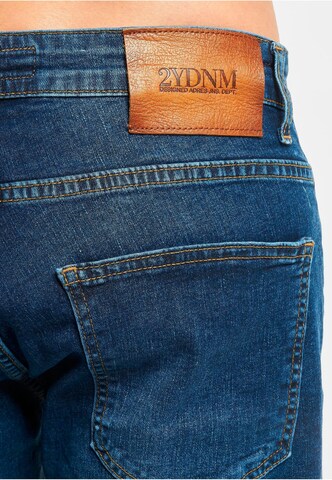 2Y Premium Regular Jeans in Blau