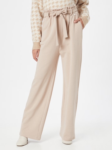 Liebesglück - Loosefit Pantalón plisado 'LAYA' en beige: frente