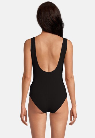 BECO the world of aquasports Bralette Swimsuit 'Crinkle Classic' in Black