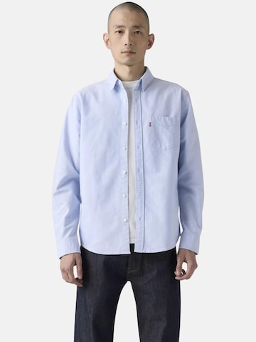 LEVI'S ® Regularny krój Koszulka 'LEVI'S SUNSET 1 POCKET STANDARD CAMICIA' w kolorze niebieski: przód