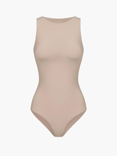 Body modellante 'Crew Neck Bodysuit String' in XS cfab di colore nudo, Visualizzazione prodotti