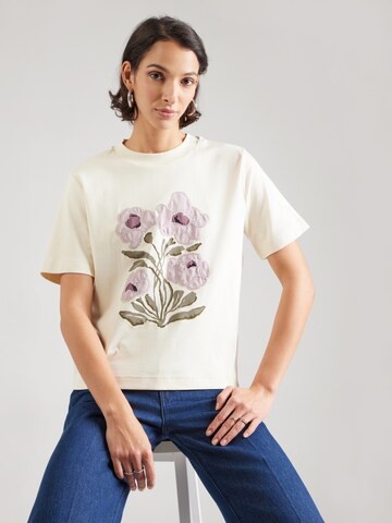 UNITED COLORS OF BENETTONMajica - bež boja: prednji dio