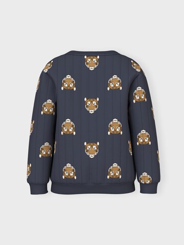 NAME IT Sweatshirt 'SANDERS' in Blauw