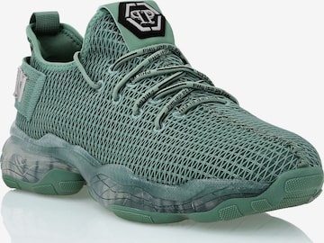 Philipp Plein Sneaker 'Hyper Shock' in Grün: Vorderseite