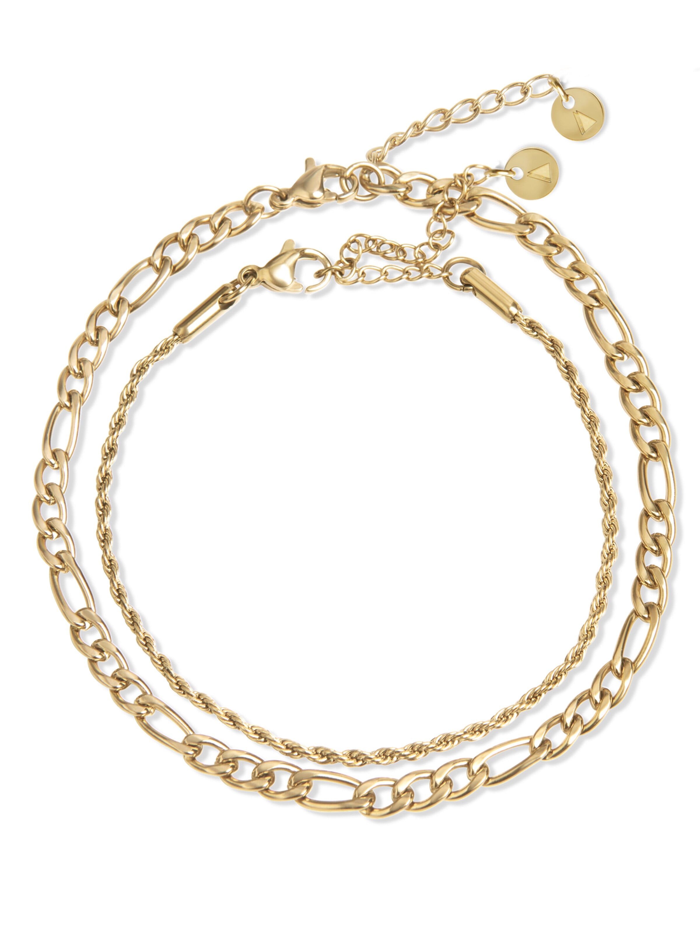 Bracelet 'Paxa Pax' Amberz en or : devant