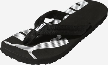 PUMA Beach & Pool Shoes in Black: front