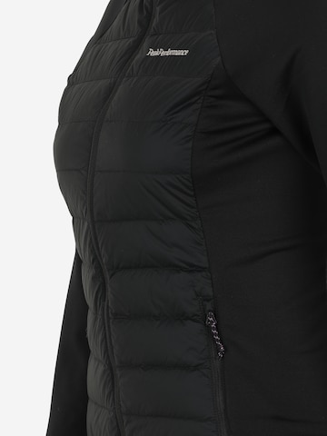 Giacca per outdoor di PEAK PERFORMANCE in nero